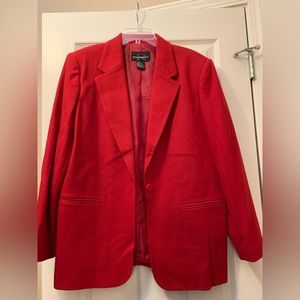 Requirements red blazer, size 14.